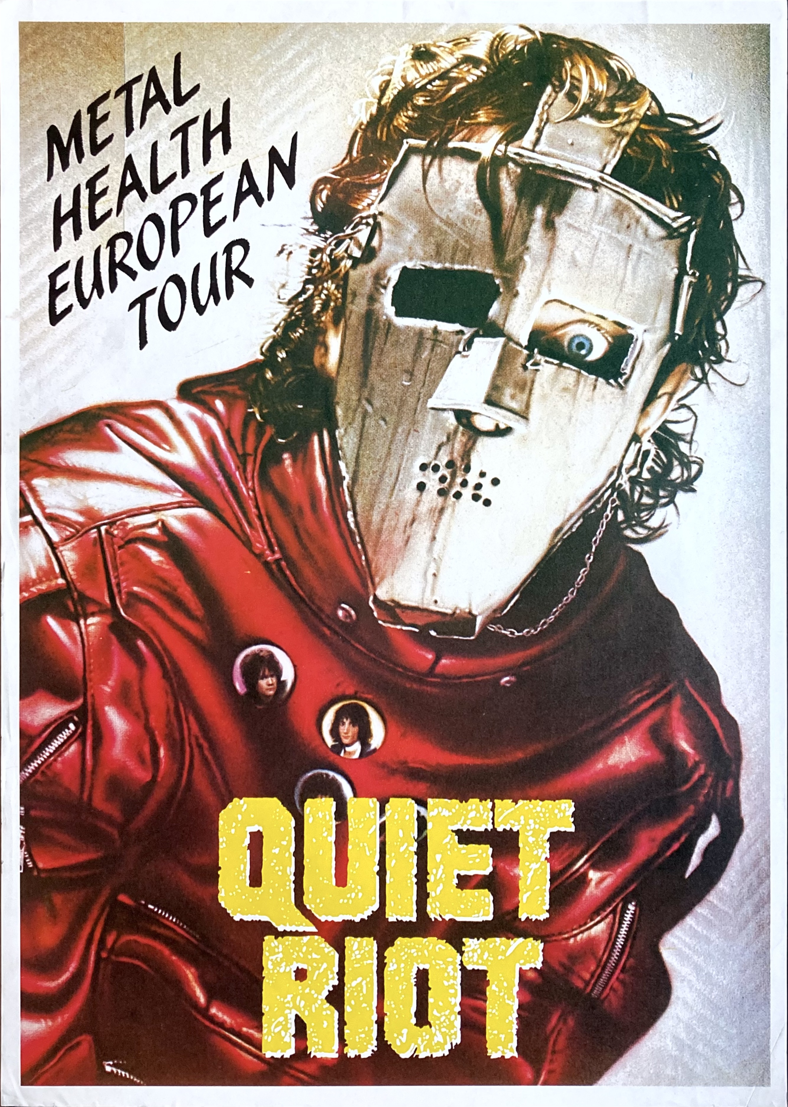 QUIET RIOT - Europeisk Turnéaffisch (1983) 