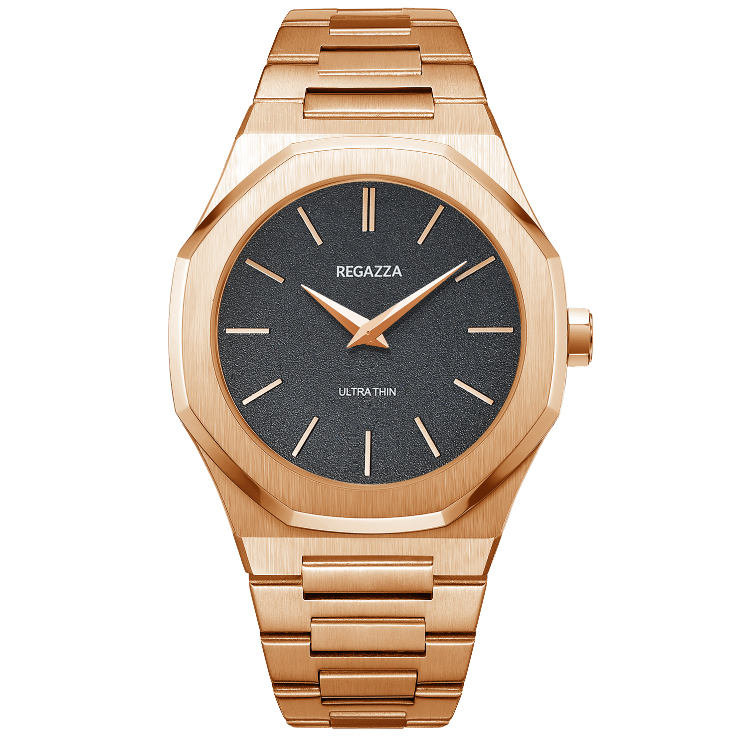 Regazza Ultra Thin Rose Gold Grey