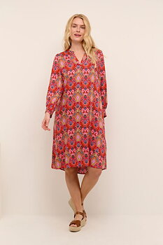 Culture Paia Dress Fiery Red