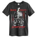 Black Sabbath: Wicked World Amplified Vintage Charcoal Small T Shirt
