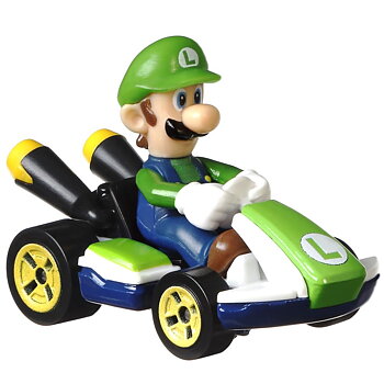 Hot Wheels Mario Kart Replica Diecast 1:64, Luigi