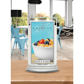 Kringle Candle Large Jar - Fruit & Flakes