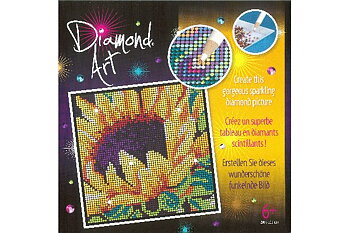 Diamond Art 20x20cm Sunflower Pattern