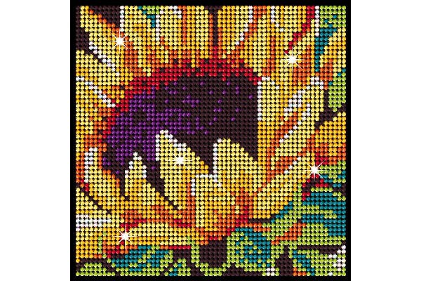 Diamond Art 20x20cm Sunflower Pattern - 2