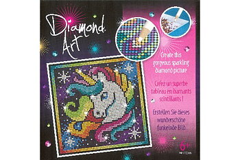 Diamond Art 20x20cm Unicorn Pattern