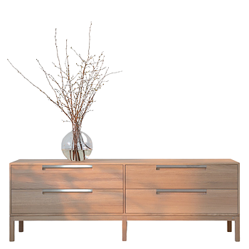 Djupvik Dresser low birch - G.A.D