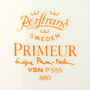 Signe Persson-Melin (Primeur 1978) Blue Classic Coffee Cup with Terracotta Border 9 cm  [Sample Images]