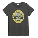 Guns N Roses: Drum Amplified Vintage Charcoal Large Ladies T Shirt