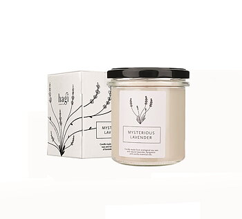 Hagi Soy Wax Candle Mysterious Lavender 230g