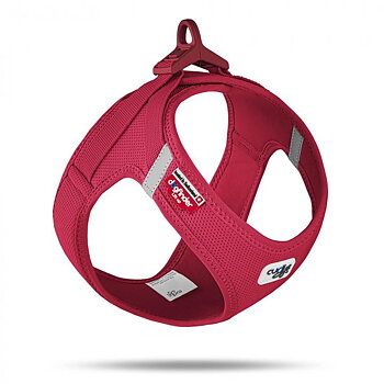 Curli Clasp Air Mesh Step-In Sele, Röd