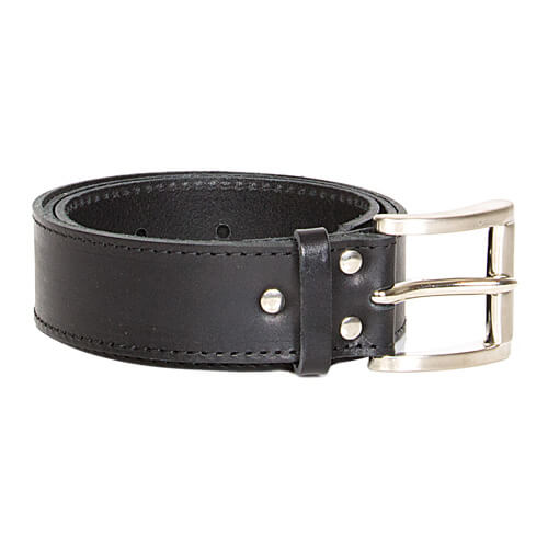 Swedish black leather belt 38mm
