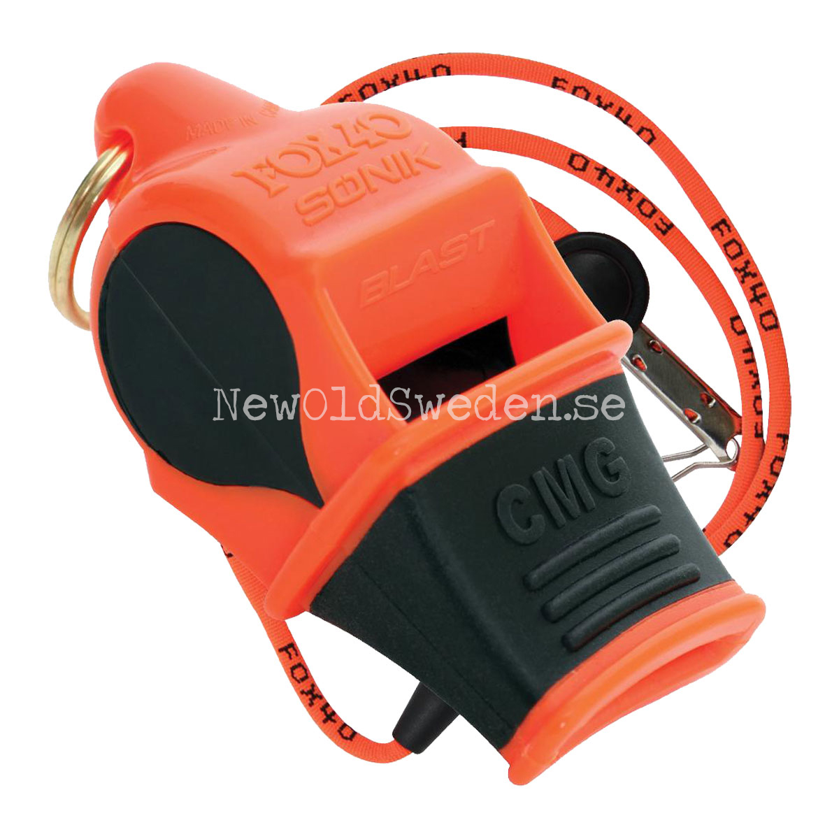 Sonik Blast CMG Orange/Black with Lanyard FOX 40 - 4