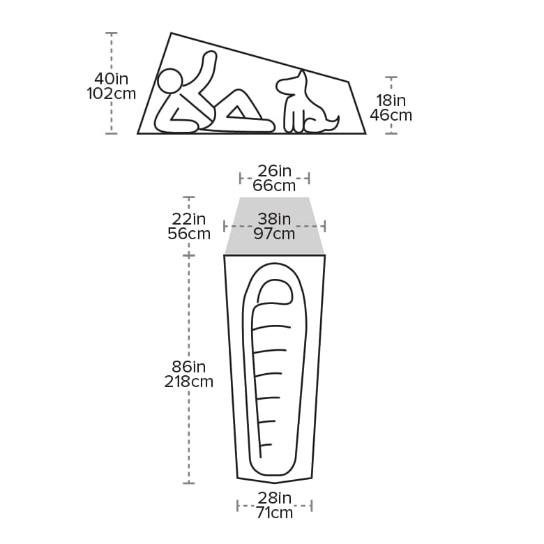Big Agnes Fly Creek HV UL1 Bikepack Solution Dye - 6