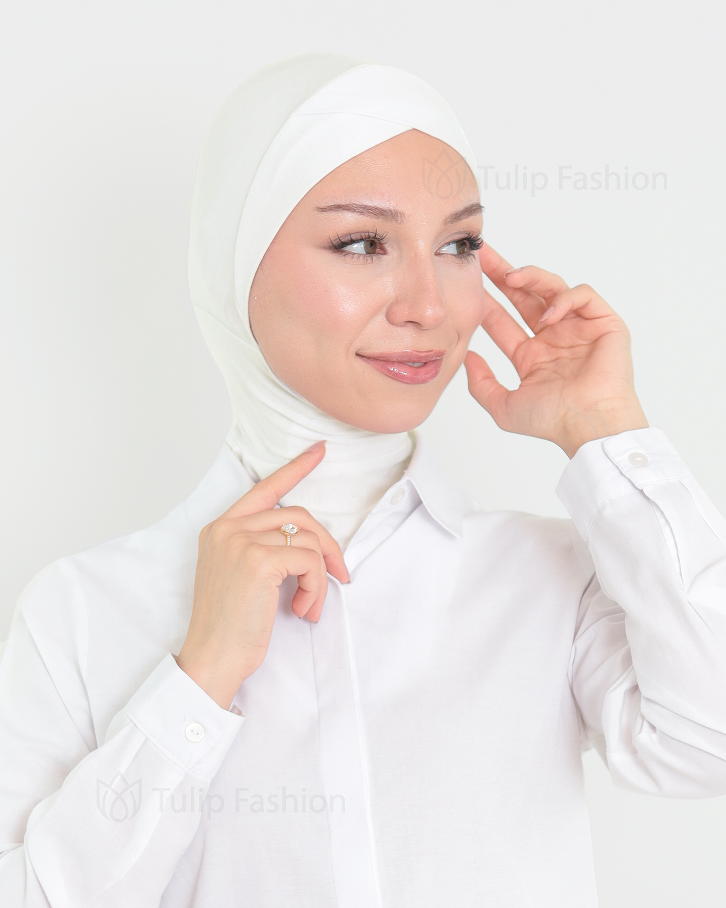 Underscarf - Ninja Cross - Off-White - 2