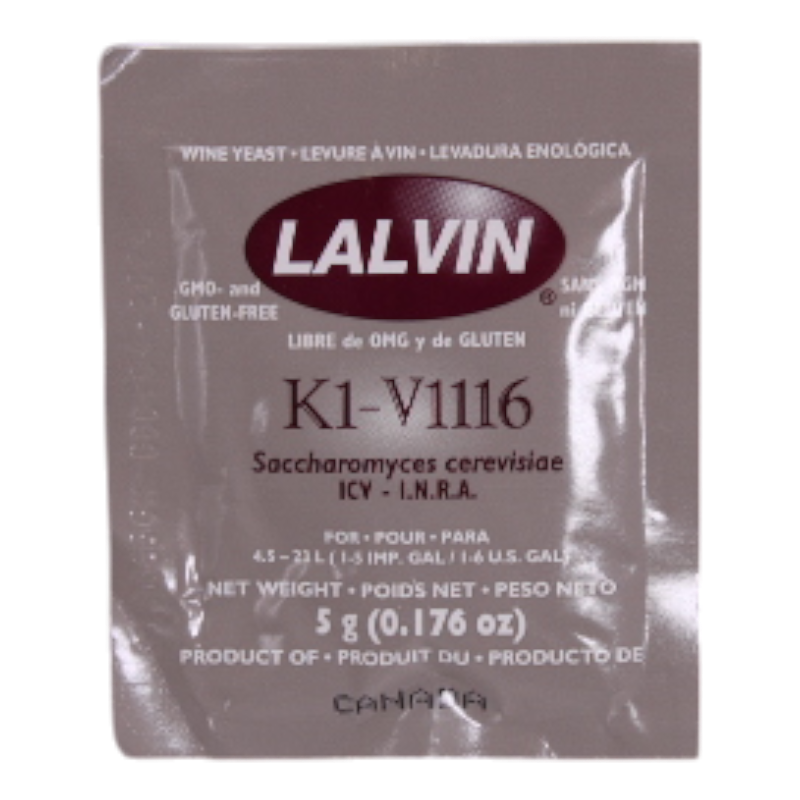 Lalvin All Purpose K1-V1116 Til 23 L. - Vin gær