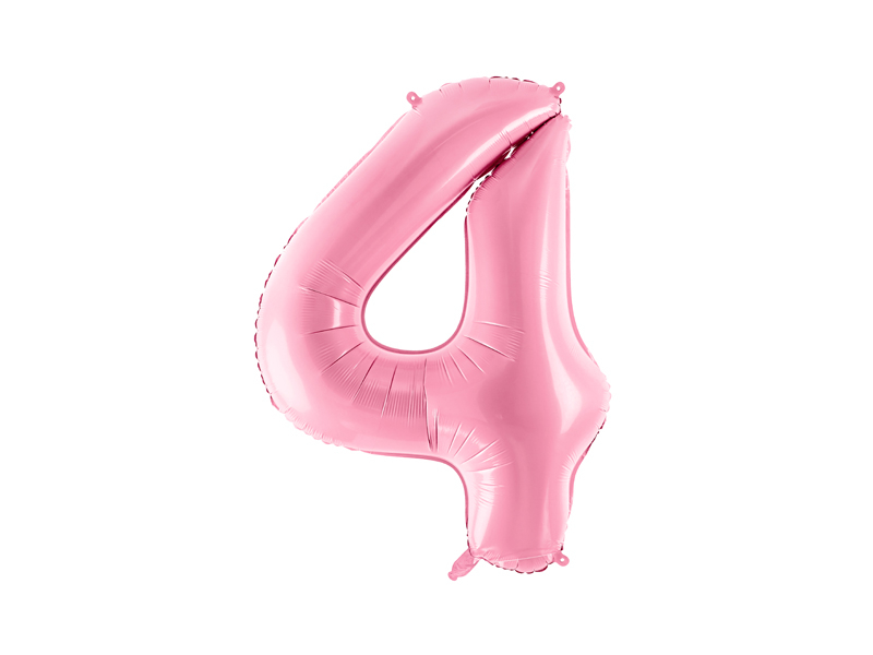 Foil balloon number pink 86cm - 6