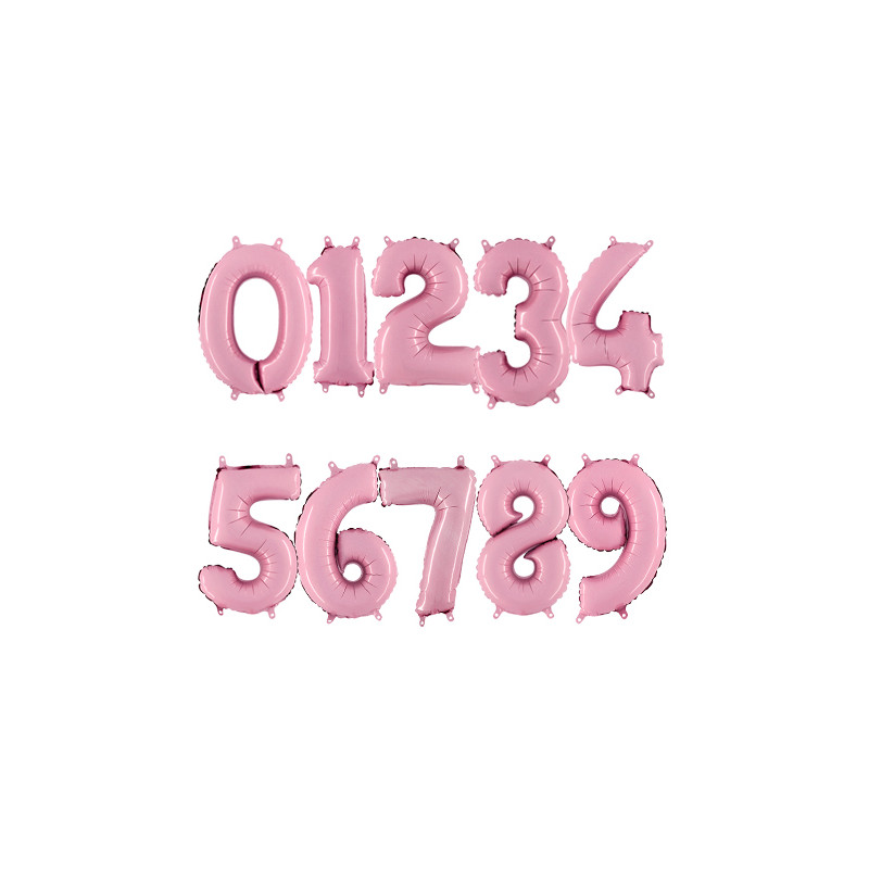 Foil balloon number pink 86cm