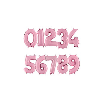 Foil balloon number pink 86cm