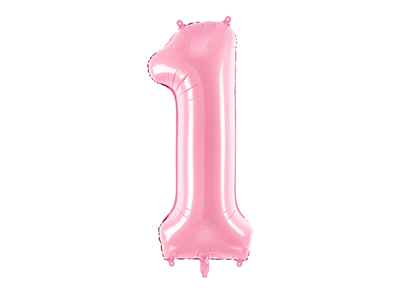 Foil balloon number pink 86cm - 3