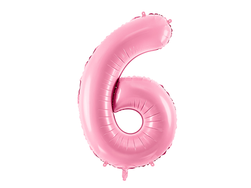 Foil balloon number pink 86cm - 8