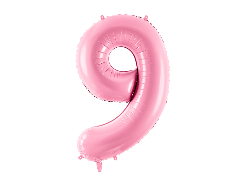 Foil balloon number pink 86cm - 11