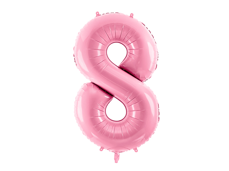 Foil balloon number pink 86cm - 10