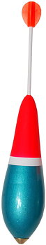 Pre-weighted float that can be cast far and is highly visible. Most often used to target rainbow trout, char and brown trout