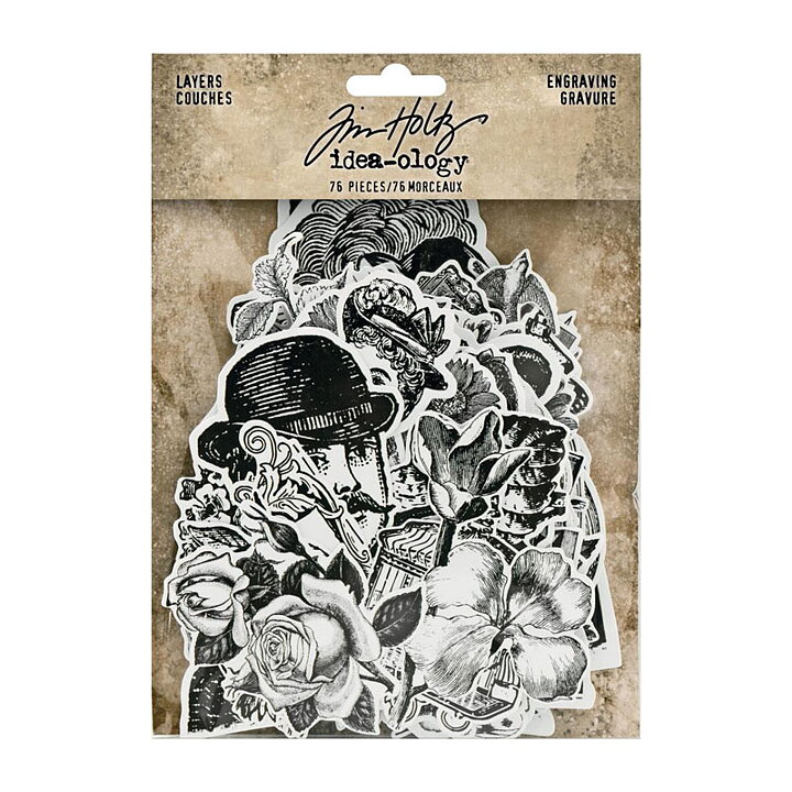 Tim Holtz Idea-Ology - Layers Engraving Die-Cuts
