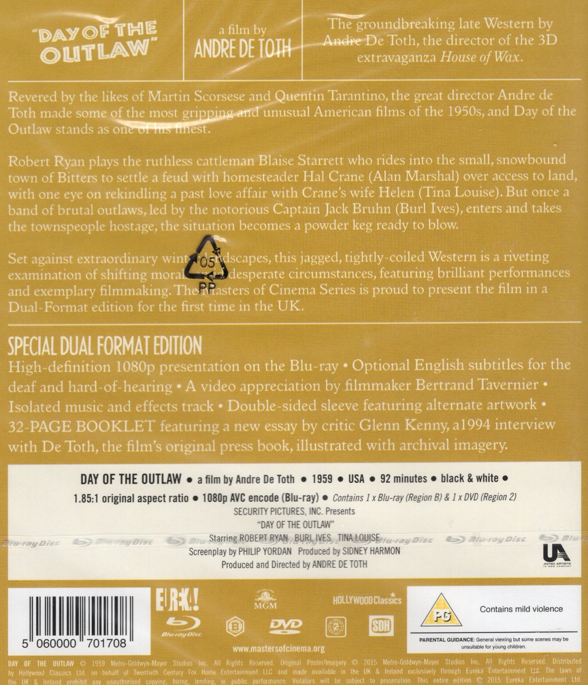 Day of the Outlaw (ej svensk text) (Blu-ray + DVD) - 2