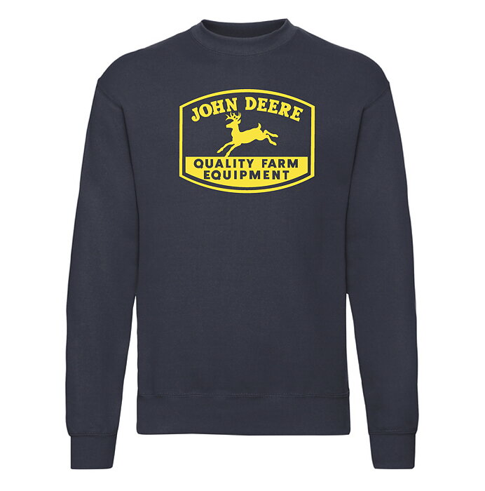 Sweatshirt John Deere logo-Svart