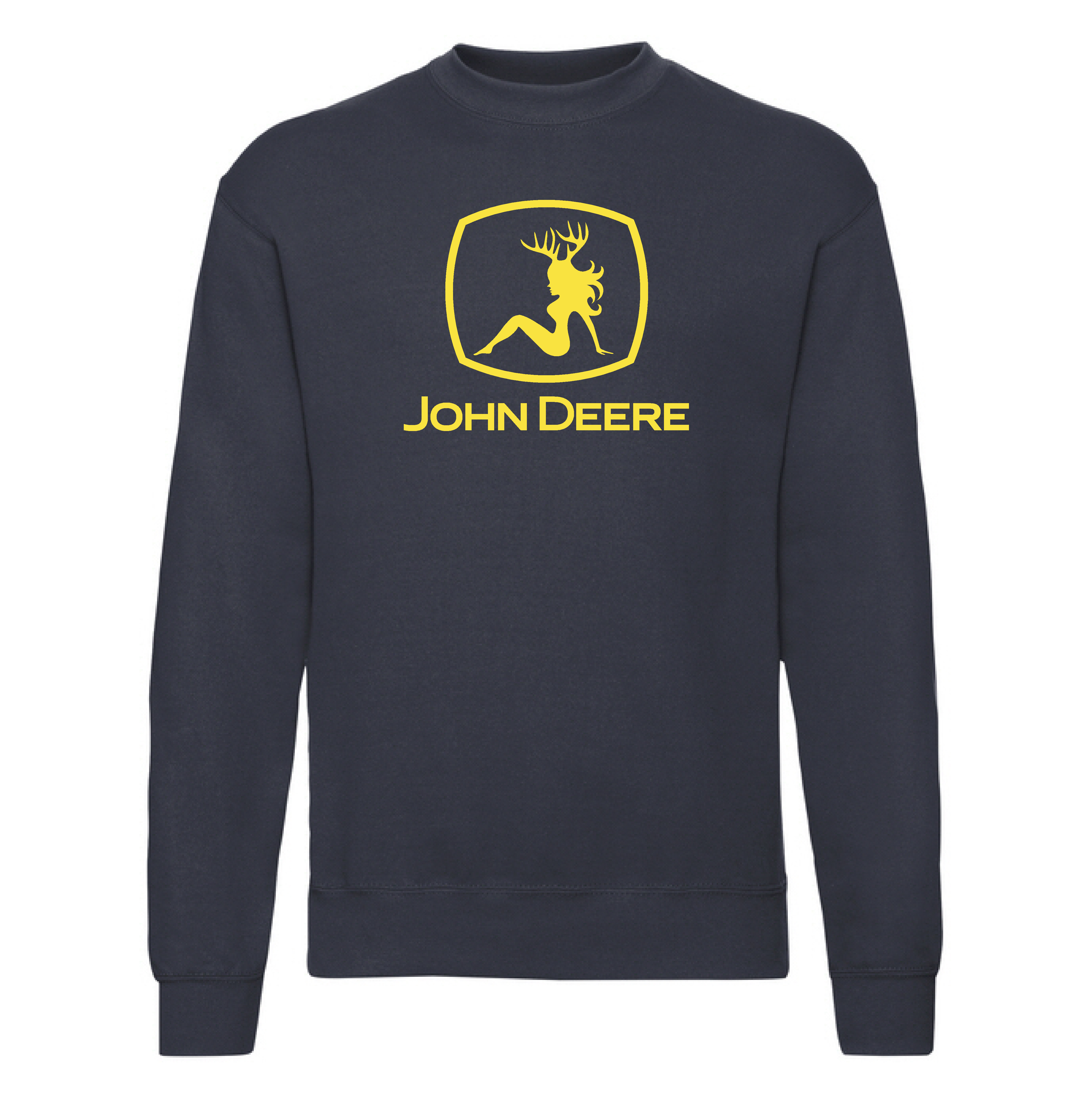 Sweatshirt John Deere logo "Deere Babe"-Svart