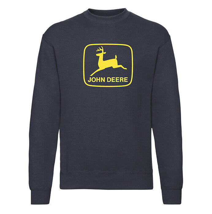 Sweatshirt John Deere logo-Svart