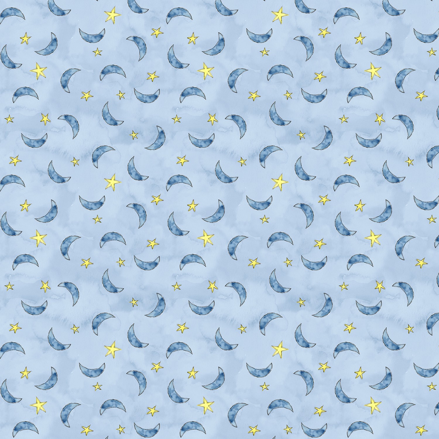 Sweet World - Blue Moons - månar & stjärnor