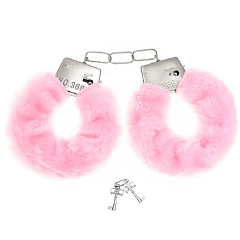 Handbojor med fluff | Rosa