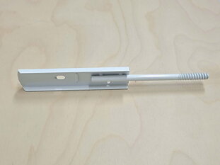 Konsol av metall som normalt används när det finns begränsat utrymme. En konsol av metall som kan användas till vägghyllor med passande djup. Konsol med ett 140mm djup.