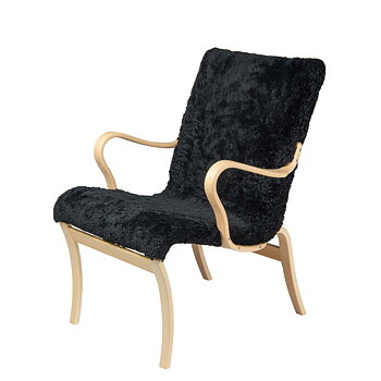 Mina Armchair Mi 425 (Beech/Sheepskin) - Bruno Mathsson