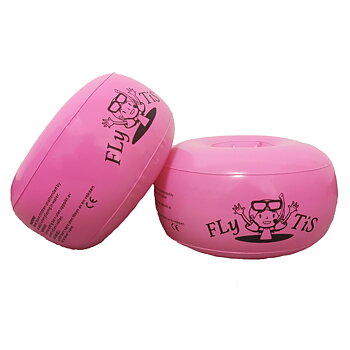 Armrings Sponges Flytis in a new pink colour, the perfect swimming aid for all children.