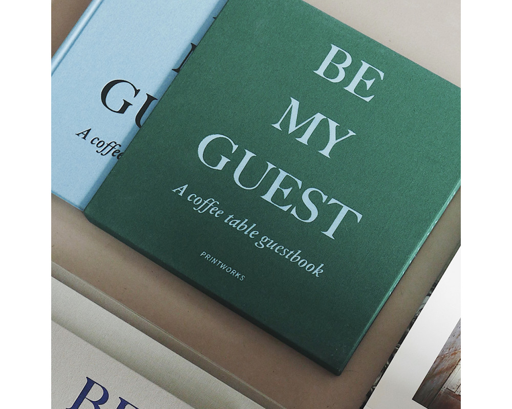 Gästbok, Grön/Blå - 2