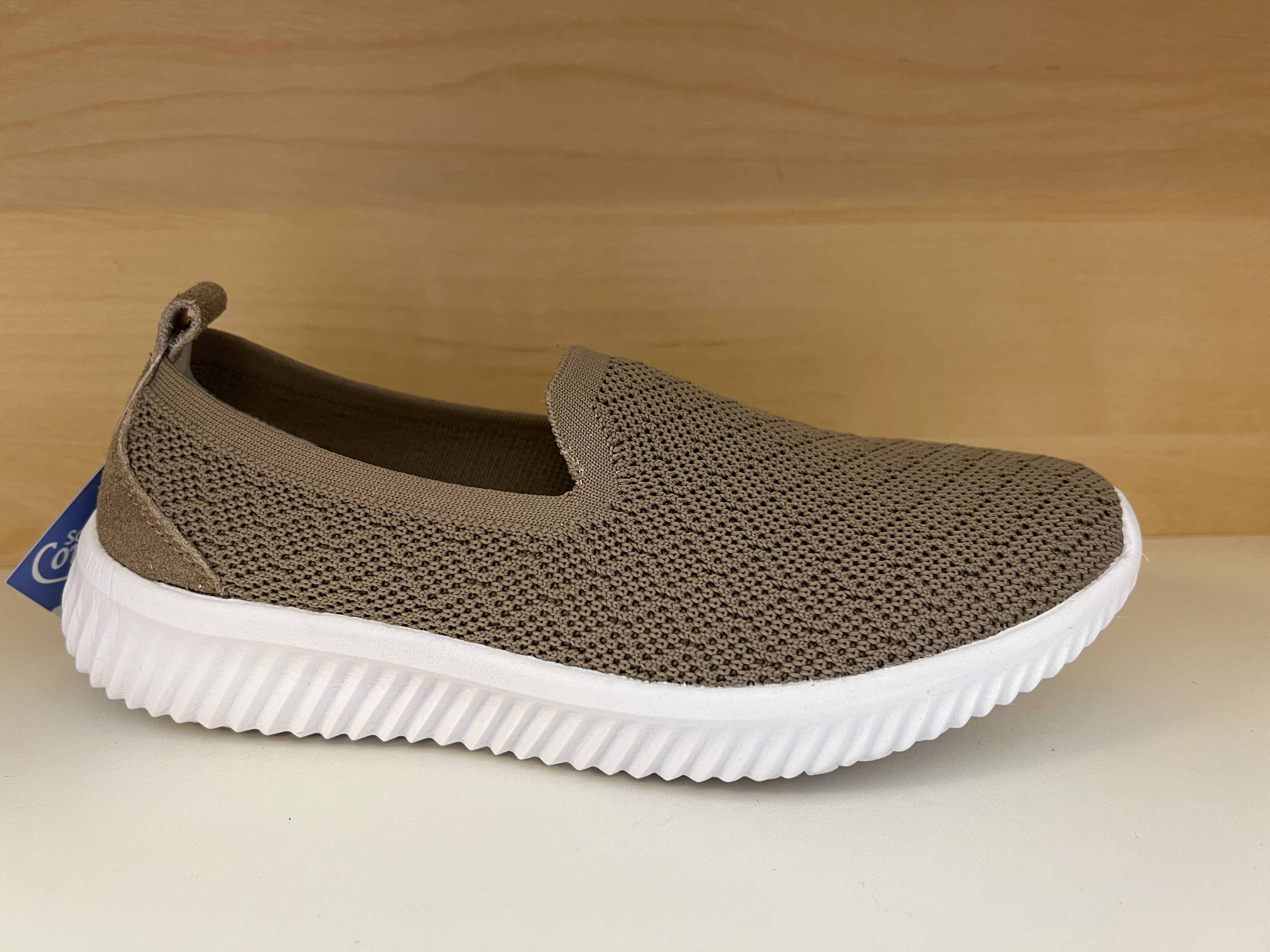 Mjukis-sko beige med uttagbar innersula, Soft Comfort.