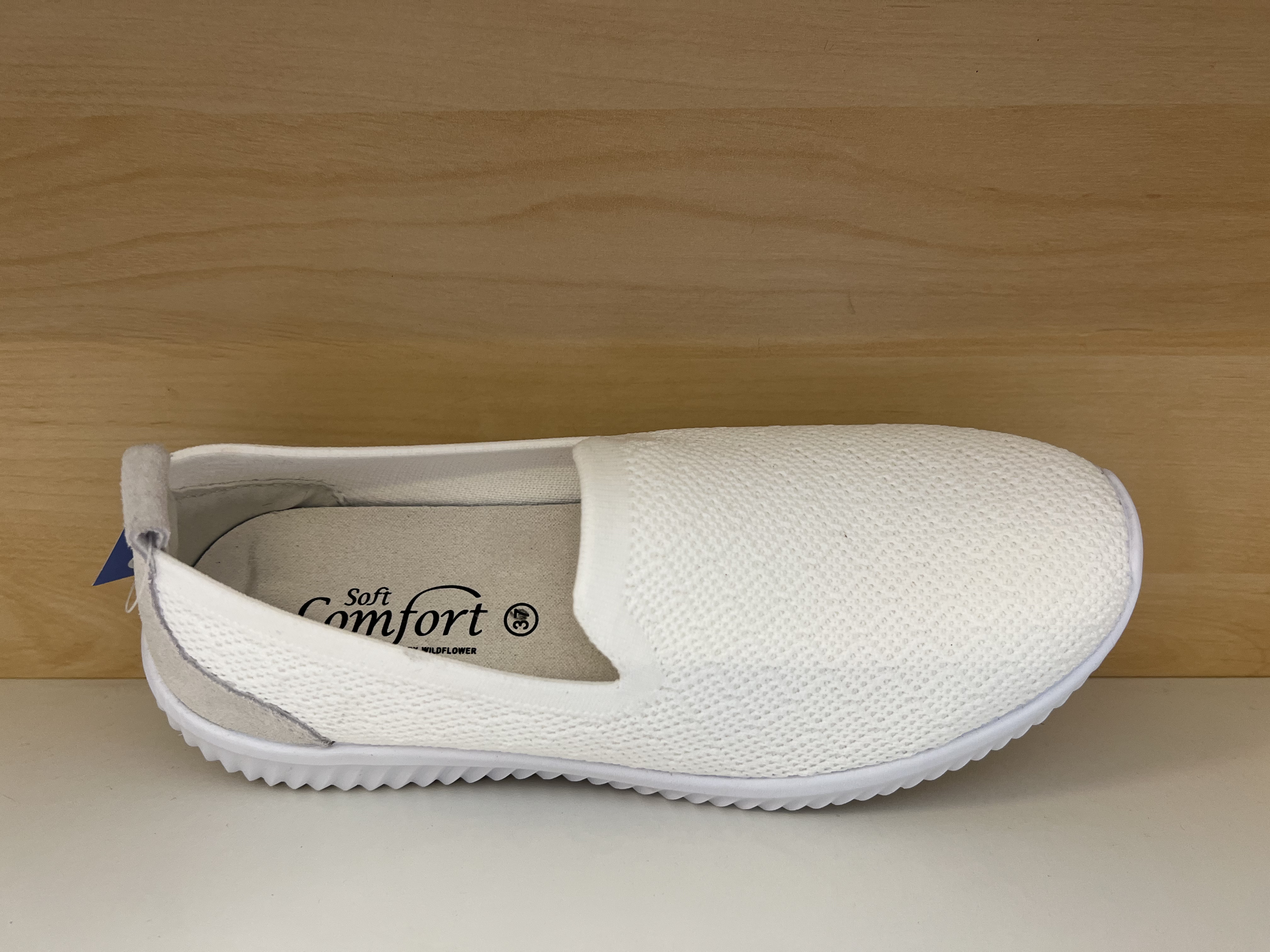 Mjukis-sko, vit med uttagbar innsrsula. Soft Comfort. - 2