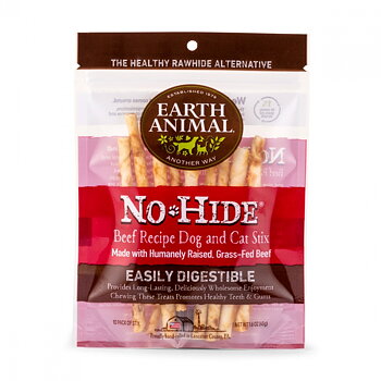 Earth Animal No-Hide Beef Chews Stix 10-pack