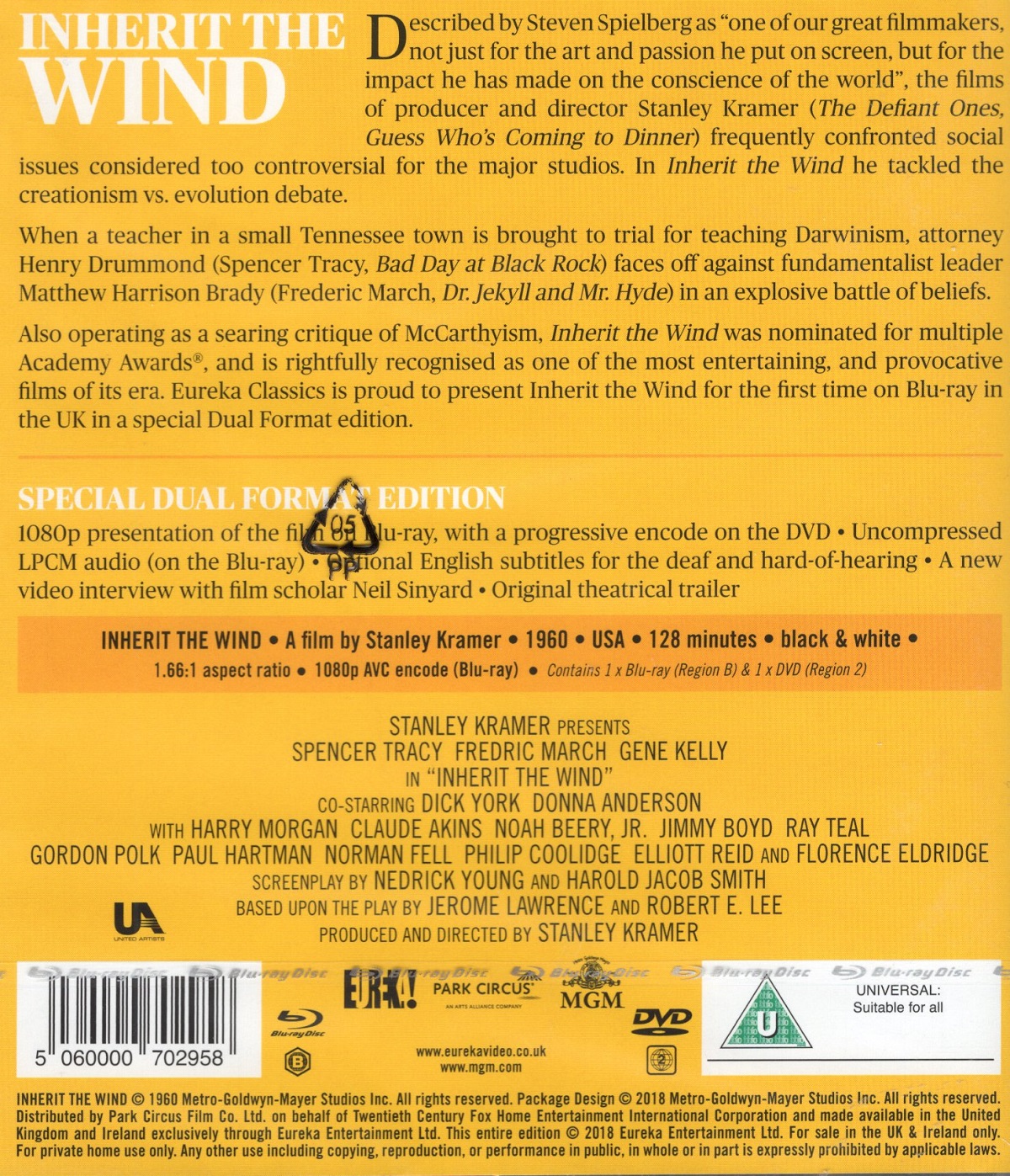 Inherit the Wind (ej svensk text) (Blu-ray + DVD) - 2