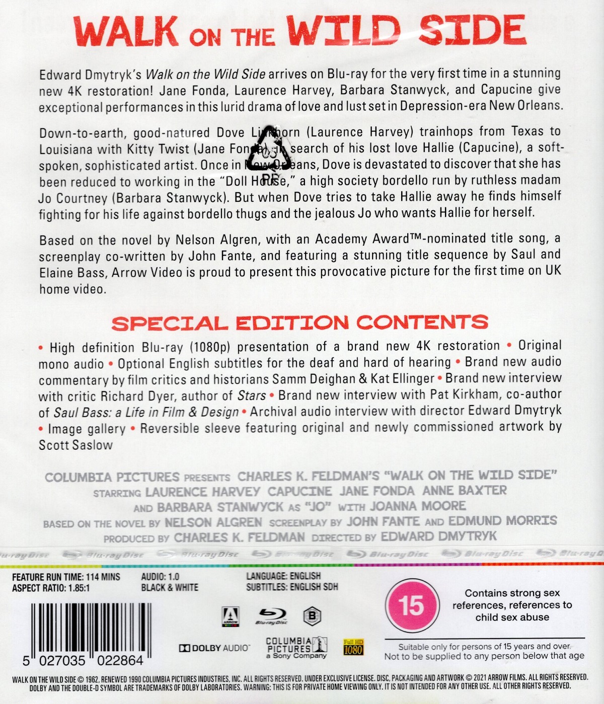 Walk On the Wild Side (ej svensk text) (Blu-ray) - 2