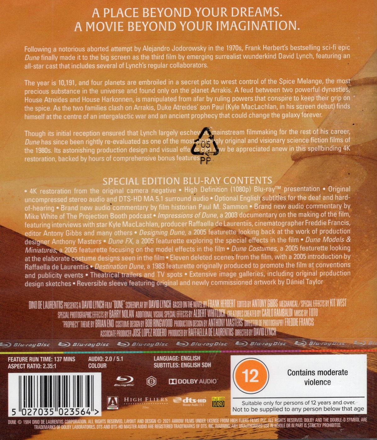 Dune (ej svensk text) (Blu-ray) - 2