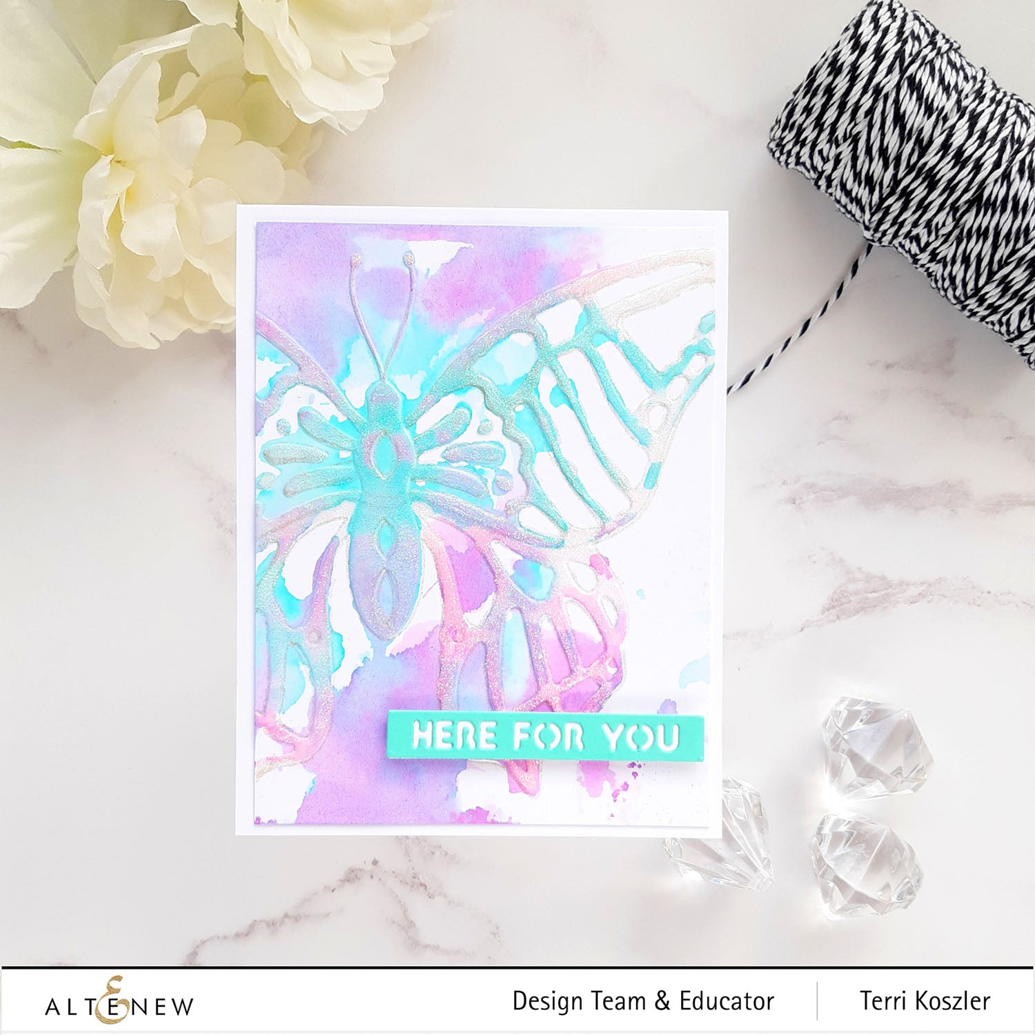 ALTENEW -Mariposa 3D Embossing Folder - 10