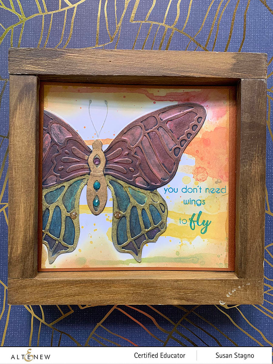 ALTENEW -Mariposa 3D Embossing Folder - 8