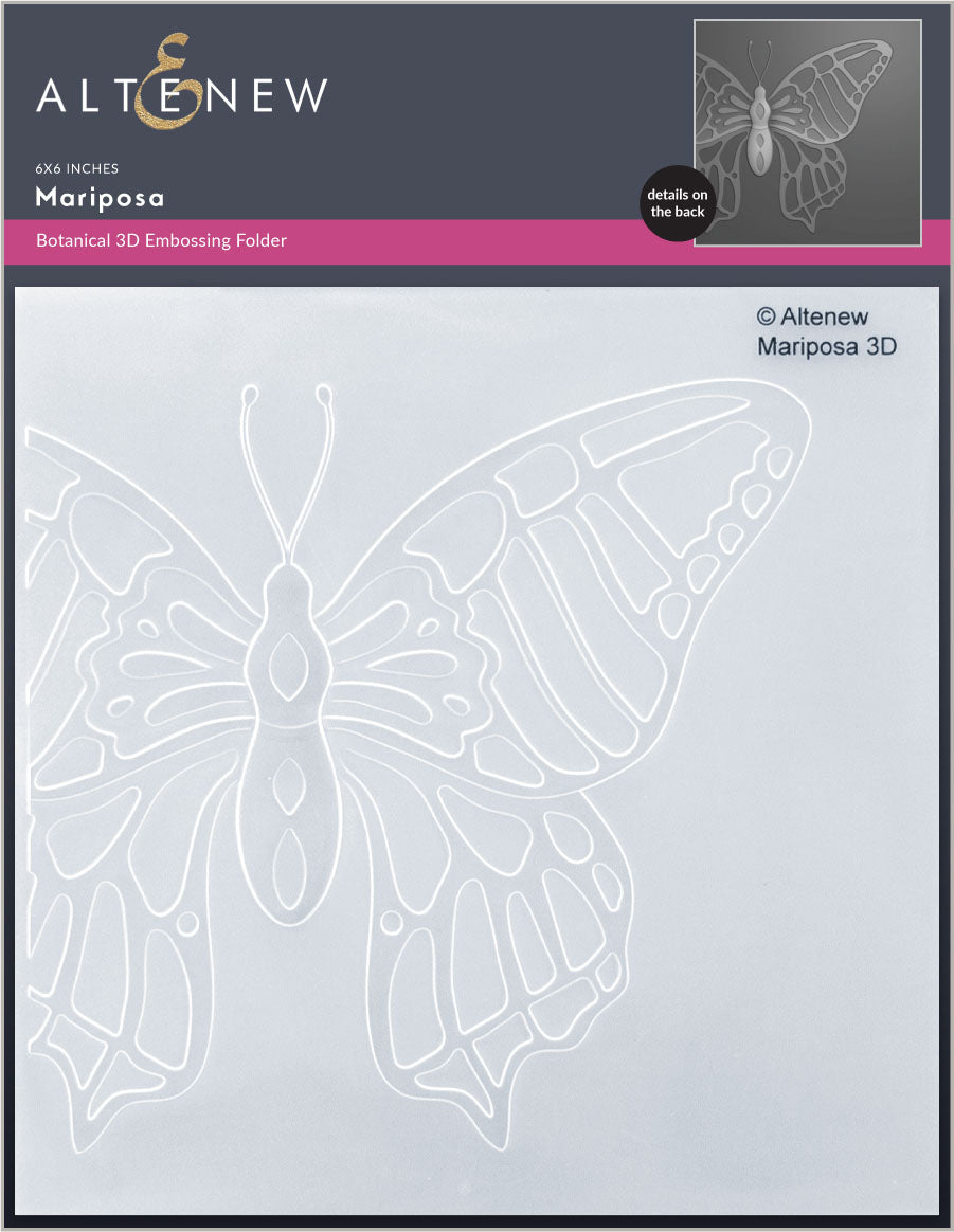 ALTENEW -Mariposa 3D Embossing Folder