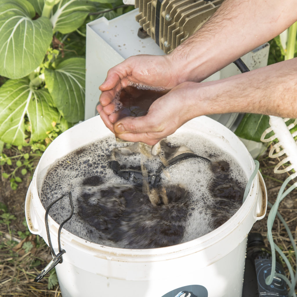Lurpe nätpåse i nylon 400 micron för kompostte (compost tea)