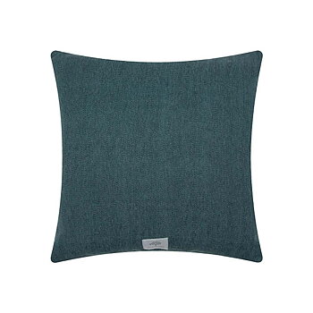 Mulberry Tree Plaid Cushion 50x50 cm Teal Dekorationskudde