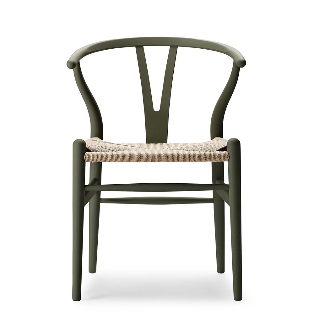CH24 Y-stol (Soft Edition Seaweed) by Ilse Crawford - Carl Hansen & Søn